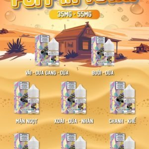 Tinh dầu Puff in Town (PiT) Juice 35/55MG Chính Hãng - 8 Vị mát lạnh